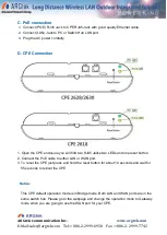 Предварительный просмотр 3 страницы ARGtek CPE 2618 Quick Installation Manual