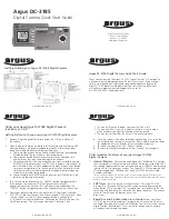 Argus DC-3185 Quick Start Manual предпросмотр