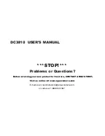 Argus DC3810 User Manual preview