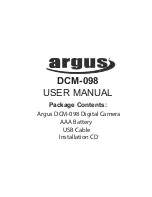 Argus DCM-098 User Manual предпросмотр