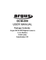 Предварительный просмотр 1 страницы Argus DCM-099 User Manual