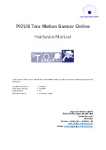 Preview for 1 page of Argus PiCUS Tree Motion Sensor Online Hardware Manual