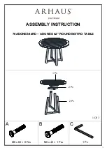 Preview for 10 page of ARHAUS ADONES 70ADONES42RD Assembly Manual