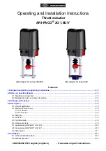 Предварительный просмотр 1 страницы ARI-Armaturen ARI-PACO 2G 1,6 D Operating And Installation Instruction