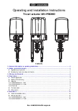 ARI-Armaturen ARI-PREMIO 12 kN Operating And Installation Instructions предпросмотр