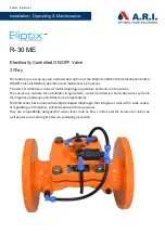 Предварительный просмотр 1 страницы ARI Eliptix R-30ME Installation, Operating, Maintenance