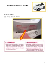 Preview for 23 page of Aria Child 6V VW New Beetle Customer Service Manual