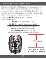 Preview for 13 page of Aria Child Asana 35 AP User Manual