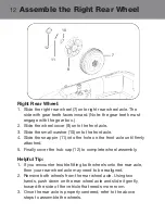 Предварительный просмотр 12 страницы Aria Child W446AC-Y Mini Cooper S Owner'S Manual And Assembly Instructions