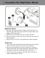 Preview for 12 page of Aria Child W486TG-F Owner'S Manual And Assembly Instructions