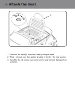 Preview for 16 page of Aria Child W486TG-F Owner'S Manual And Assembly Instructions