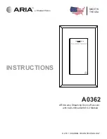 Aria A0362 Instructions Manual preview