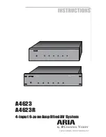 Aria A4623 Instructions Manual предпросмотр