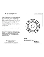 Preview for 1 page of Aria IC615 Instructions