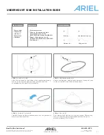 Preview for 1 page of Ariel UNDERMOUNT SINK Installation Manual