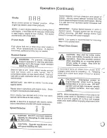 Предварительный просмотр 8 страницы Ariens 026-ST524 Owner'S Manual