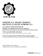 Ariens 136cc Series Operation Manual предпросмотр