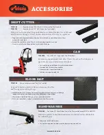 Preview for 4 page of Ariens 72406500 Accessories Manual