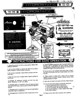 Preview for 2 page of Ariens 829002 Owner'S Manual