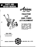 Preview for 1 page of Ariens 910002 Parts And Repair Manual