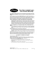 Preview for 28 page of Ariens 911160-LM21 Classic Owner'S/Operator'S Manual