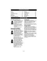 Preview for 2 page of Ariens 911250 - Pro21 Manual