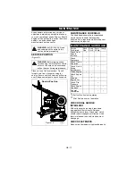 Предварительный просмотр 17 страницы Ariens 920402 - Sno-Tek 24E Owner'S/Operator'S Manual