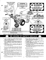 Предварительный просмотр 3 страницы Ariens 924027 Owner'S Manual