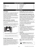 Preview for 2 page of Ariens 926502 - PB936 Owner'S/Operator'S Manual