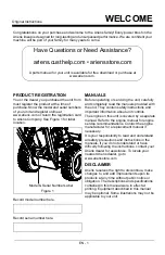 Preview for 5 page of Ariens 926518 Operator'S Manual