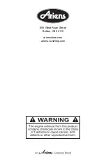 Preview for 32 page of Ariens 926518 Operator'S Manual