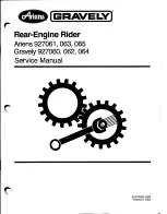 Ariens 927060 Service Manual preview