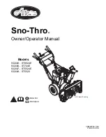 Ariens 932045 - ST8524E Owner'S/Operator'S Manual preview