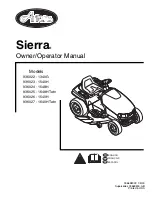 Preview for 1 page of Ariens 936022 (Sierra 1340G) Owner'S/Operator'S Manual