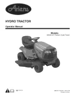 Ariens 936039 46" Precision Hydro Tractor Operator'S Manual preview