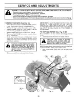 Preview for 18 page of Ariens 936039 46" Precision Hydro Tractor Operator'S Manual