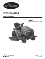 Preview for 1 page of Ariens 936040 54" Precision Hydro Tractor Operator'S Manual