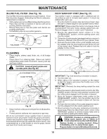 Предварительный просмотр 18 страницы Ariens 936042 Operator'S Manual