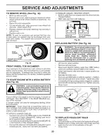 Preview for 22 page of Ariens 936044 Operator'S Manual