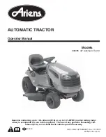 Preview for 1 page of Ariens 936065 Operator'S Manual