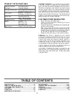 Preview for 4 page of Ariens 936065 Operator'S Manual