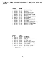 Предварительный просмотр 21 страницы Ariens 936085 Parts Manual