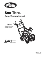 Preview for 1 page of Ariens 939001  ST520E Owner'S/Operator'S Manual