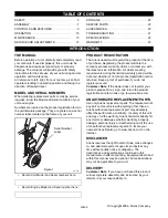 Preview for 2 page of Ariens 939001  ST520E Owner'S/Operator'S Manual