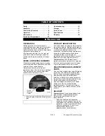 Preview for 2 page of Ariens 946101 Owner'S/Operator'S Manual