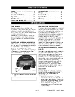 Preview for 4 page of Ariens 946150 - ST622 CARB Owner'S/Operator'S Manual