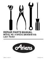 Ariens 96046000100 Repair Parts Manual preview