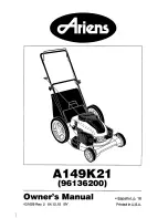 Ariens 96136200 Owner'S Manual preview