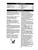 Preview for 2 page of Ariens 96136200 Owner'S Manual