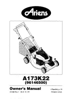 Ariens 96146500 Owner'S Manual предпросмотр